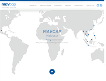 Tablet Screenshot of mavcap.com